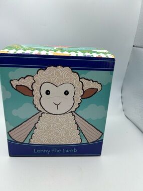 Scentsy Lenny the Lamb Box - Teal & Cream